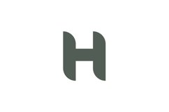 H Logo design Product Image 1