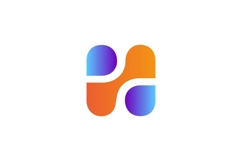 H letter logo design. H Product Image 1