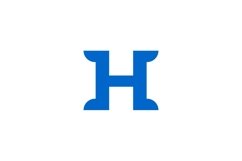 H Logo design Product Image 1