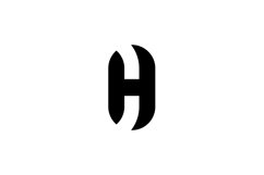 H Logo design Product Image 1