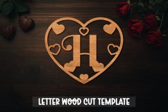Valentine Laser Cut Alphabet letter Product Image 9
