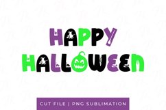 Happy Halloween PNG | Halloween Sublimation Product Image 1