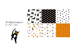 Cute Halloween clip art &amp; patterns Product Image 13
