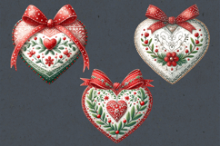Christmas Heart. Christmas clipart. PNG sublimation Product Image 2