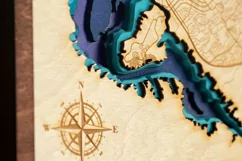 Havasu Lake. DXF, AI, SVG - Wood Multilayer Laser Cut Design Product Image 4