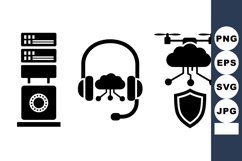 Tech Device Icon Clipart Bundle for Digital Projects Product Image 1