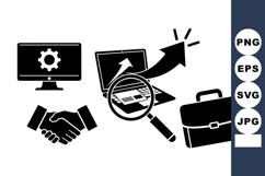 Business Icon Vector Pack for Corporate Designs Product Image 1