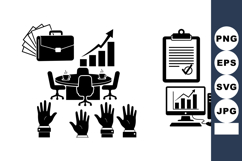 Business Meeting and Office Icons Bundle for Presentations Product Image 1