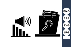 Volume Control Icon Set Vector Graphics Pack Product Image 1