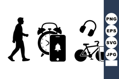 Minimalist Everyday Life Vector Icon Set For Projects Product Image 1