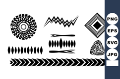 Abstract Geometric Vector Shapes Pack for Design Product Image 1