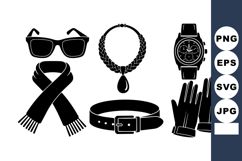 Classic Winter Accessories Svg Bundle For Cutting Machines Product Image 1