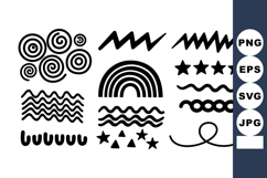 Minimal Abstract Line Art Vector Pack for Designers Product Image 1