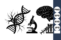 Vector Science Icons Bundle for Research and Education Product Image 1