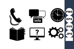 Minimalist Office Icon Vector Set For Web Use Product Image 1