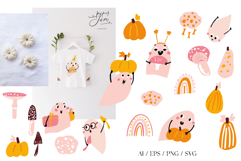 Cute Halloween clip art &amp; patterns Product Image 3