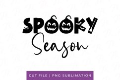 Spooky Season PNG Sublimation | Halloween Cricut Cut File Product Image 1