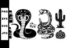 Snake Venom Bottles Cobra Rattlesnake Vector Illustration Product Image 1