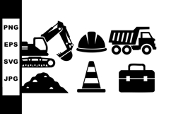 Construction Equipment Icons Vector Set Product Image 1