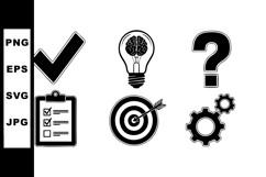 Business and Technology Icons Vector Set Product Image 1