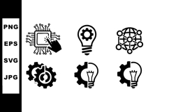 Technology Innovation Icons Vector Set for Design Product Image 1