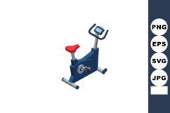 Exercise bike fitness equipment for home workout training an Product Image 1