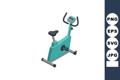 Exercise bike stationary fitness equipment for indoor cardio Product Image 1