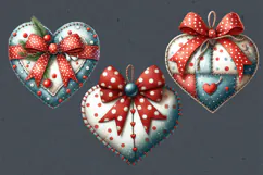 Christmas Heart. Christmas clipart. PNG sublimation Product Image 2