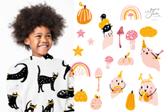 Cute Halloween clip art &amp; patterns Product Image 4