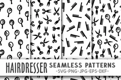 Hairdresser pattern svg Hairdresser svg Scissors pattern dxf Product Image 1
