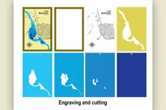 Havasu Lake. DXF, AI, SVG - Wood Multilayer Laser Cut Design Product Image 2