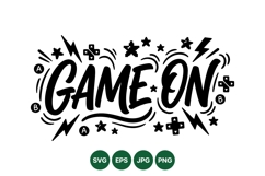 Fun Gaming SVG Design With Game Controller Icons Product Image 1