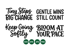 Inspirational Motivational Quote SVG Designs For Crafts Product Image 1