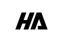 HA logo design Product Image 1