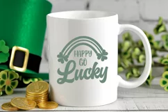 Happy Go Lucky Svg | St. Patricks Day Svg | Lucky Shirt Svg Product Image 4