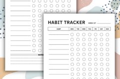 Habit Tracker Interior, Habit Tracker journal Product Image 3