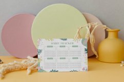 Floral Habit Tracker Canva Template Product Image 4