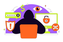 10 Hacker Digital Crime Illustration Product Image 4