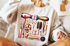 Hair Stylist PNG Sublimation, Hair Hustler PNG, Hair Tools Product Image 3