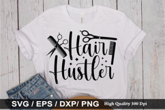 Hair hustler - Hairdresser SVG Design Product Image 1