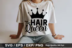Hairdresser SVG Design - Eat Sleep Do The Hair Repeat Product Image 5