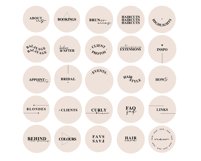 hair salon instagram highlight icons