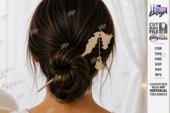 Wooden Hair Sticks and Pins Laser Cut | Wooden Accessories Product Image 1