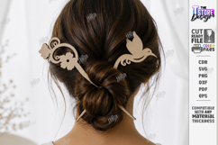 Wooden Hair Sticks and Pins Laser Cut Bundle | Accessories Product Image 8