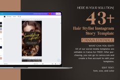 Hair Stylist Instagram Canva Story Template, Hair Instagram Product Image 2