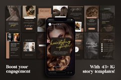 Hair Stylist Instagram Canva Story Template, Hair Instagram Product Image 3