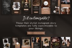 Hair Stylist Instagram Canva Story Template, Hair Instagram Product Image 9