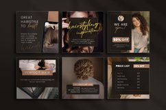 Hair Stylist Instagram Post Template, Salon Social Media Product Image 5