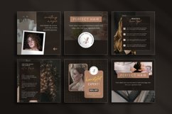 Hair Stylist Instagram Post Template, Salon Social Media Product Image 6