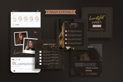 Hair Stylist Instagram Post Template, Salon Social Media Product Image 7